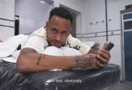 Neymar mostra como reagiu ao não ser convocado por Ancelotti para a Seleção