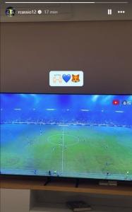 Cássio acompanha duelo entre Athletico-PR x Cruzeiro • Reprodução/Redes Sociais