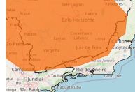 Zona da Mata e Campo das Vertentes estão sob dois alertas do Inmet