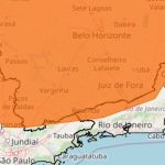 Zona da Mata e Campo das Vertentes estão sob dois alertas do Inmet