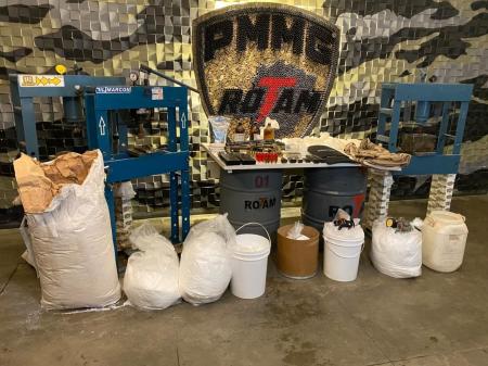 Polícia apreendeu a droga em Minas
