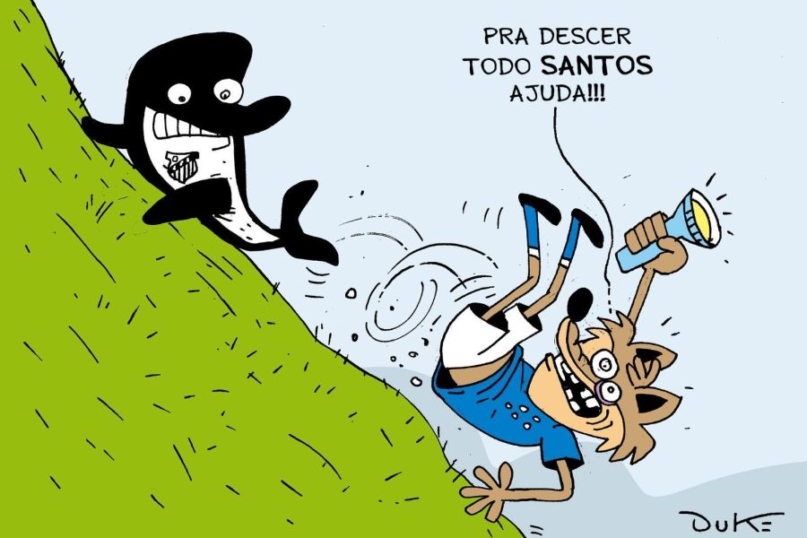 Charge do Duke | Cruzeiro decepciona e volta a ser lanterna do Brasileiro