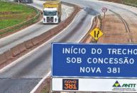 BR-381 tem reajuste de pedágios autoriazado; veja os valores