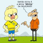 Charge do Duke | A nova 'marca' do uniforme da Seleção Brasileira