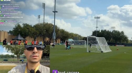 Influenciador tem atitude 'inovadora' e transmite treino da Seleção Brasileira
