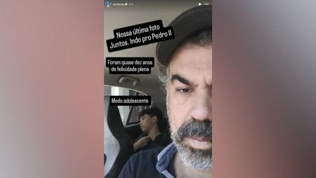 Última foto pai e filho • Reprodução | Redes Sociais