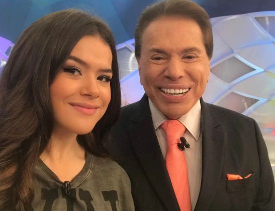 Maísa se despede de Silvio Santos