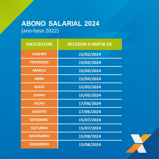 Confira o calendário;