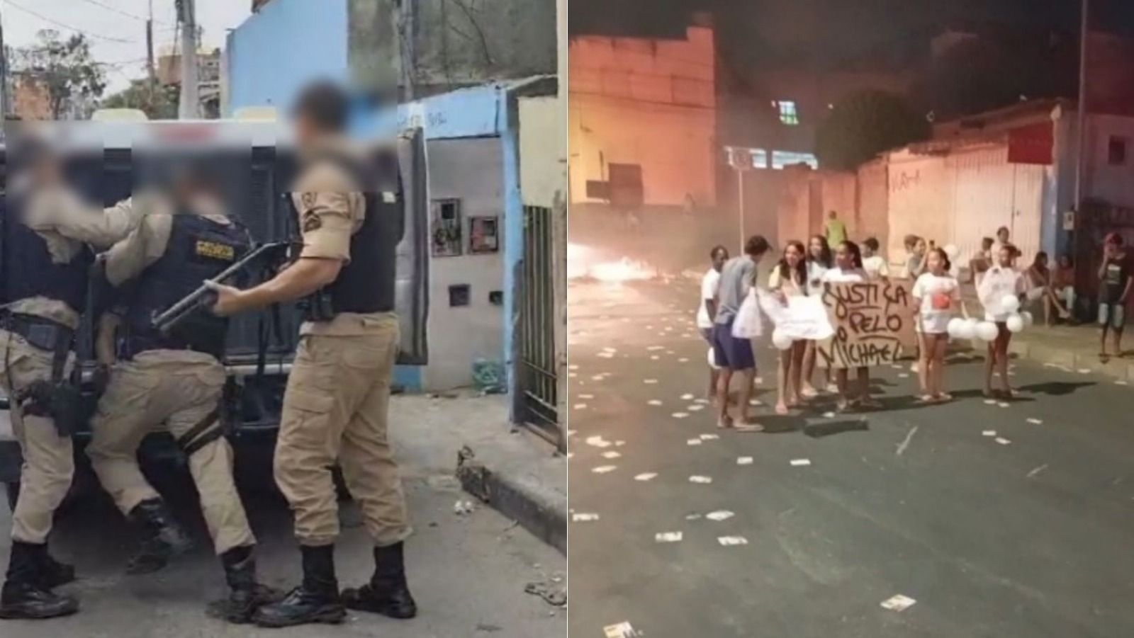 Suspeito atingido por bala de borracha com calibre 12 morreu após mal súbito, diz porta-voz da PM