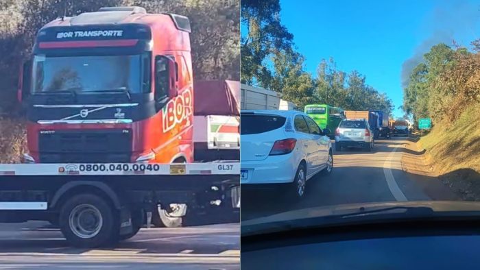 Segundo a Via-040, concessionária que administra a rodovia, o ponto de referência do acidente é entre o Alphaville e o acesso à Piedade do Paraopeba.