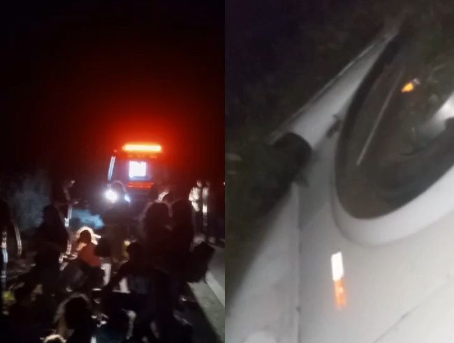 Acidente com ônibus na BR-381