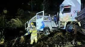 Acidente entre van e carreta no Norte de Minas