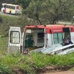 Acidente na MG-129 deixa três feridos em Congonhas