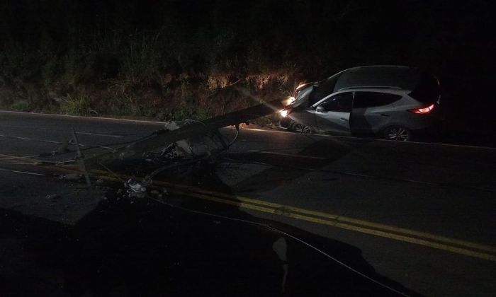 Acidente na madrugada de quinta (12) interditou Serra do Bandeirantes em Juiz de Fora
