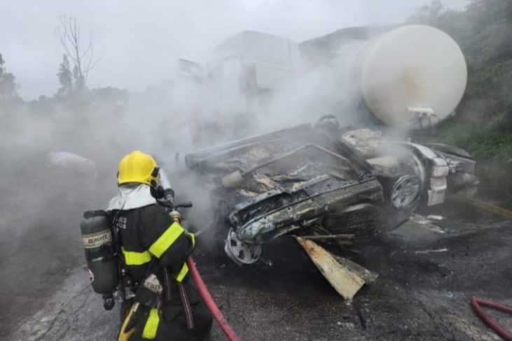 Após quatro horas, BR-381 é liberada após acidente grave em Caeté (MG)