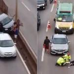 Com acidentes nos dois sentidos, Rodovia Fernão Dias tem manhã de caos na Grande BH