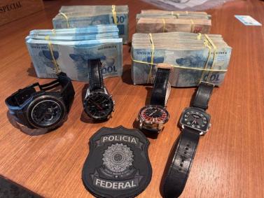 Itens apreendidos na operação Cambota