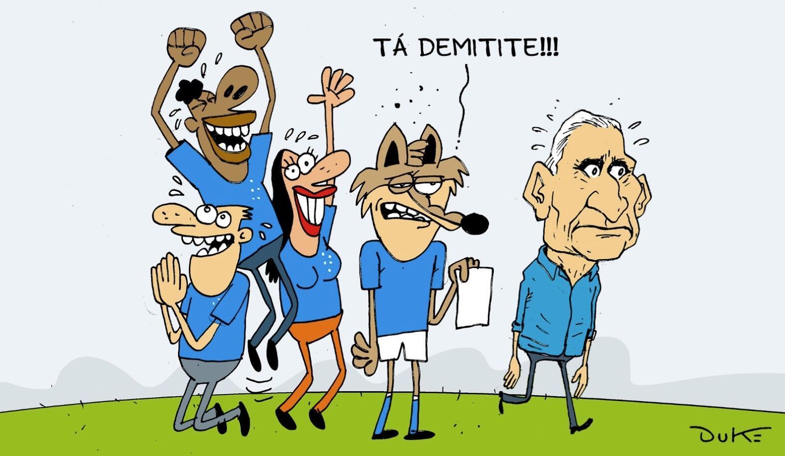 Charge do Duke | A demissão de Tite no Cruzeiro