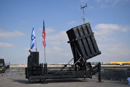 Fotos do "Domo de Ferro", parte do sistema de defesa aérea de Israel