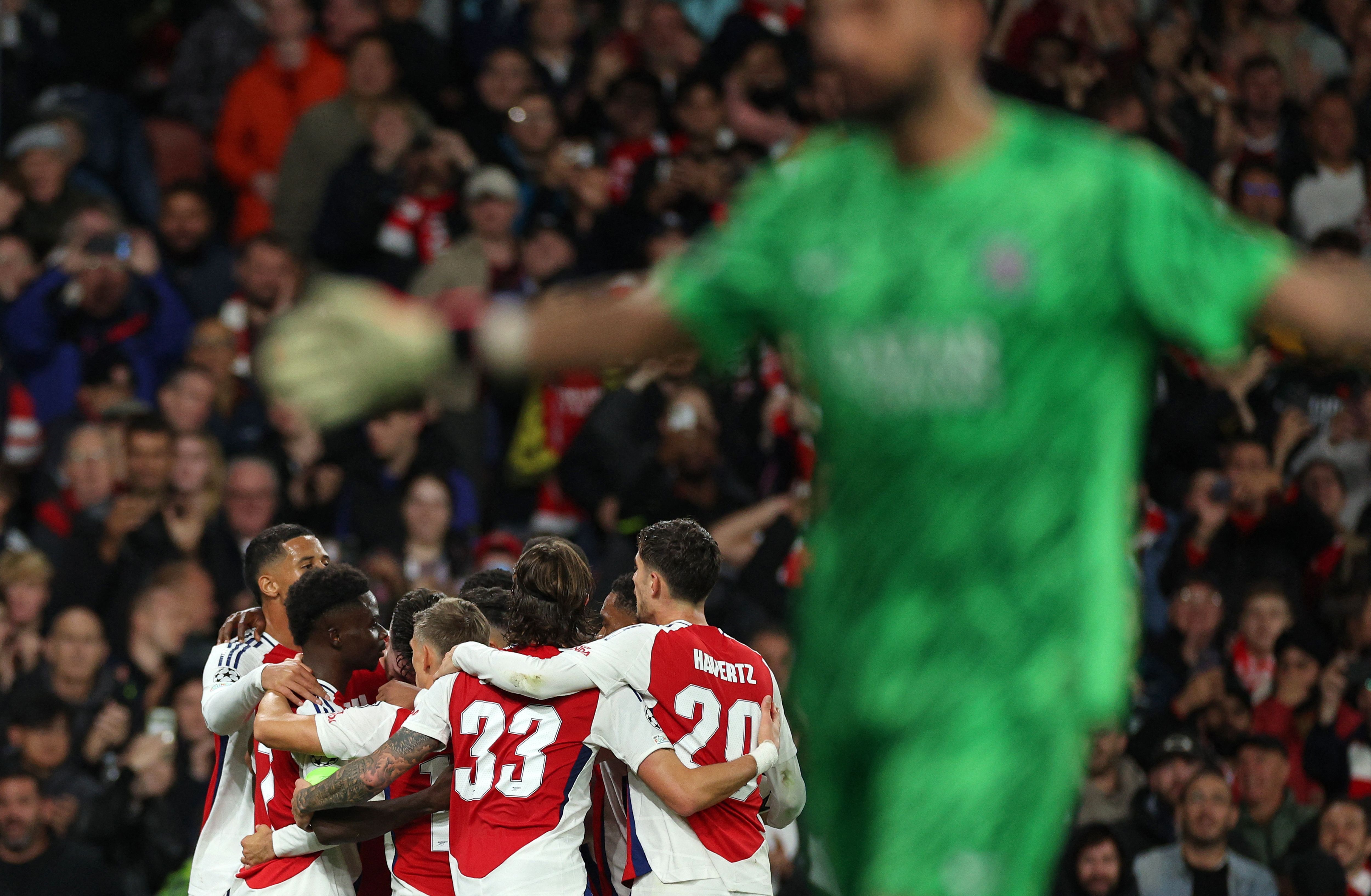 Champions League: Arsenal bate PSG em casa e vence a primeira na competição