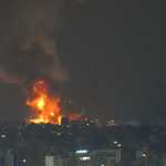 Israel realiza bombardeio em Beirute, capital do Líbano, neste sábado (5)