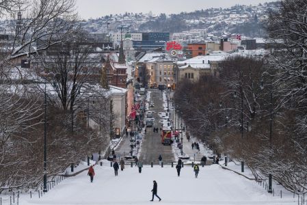 Polícia de Oslo, capital da Noruega, mobilizou cães e drones nas buscas pelos suspeitos