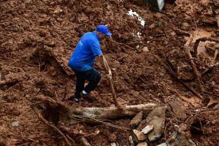 Chuva história provoca desastre em Juiz de Fora, na Zona da Mata mineira