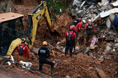 Chuva história provoca desastre em Juiz de Fora, na Zona da Mata mineira