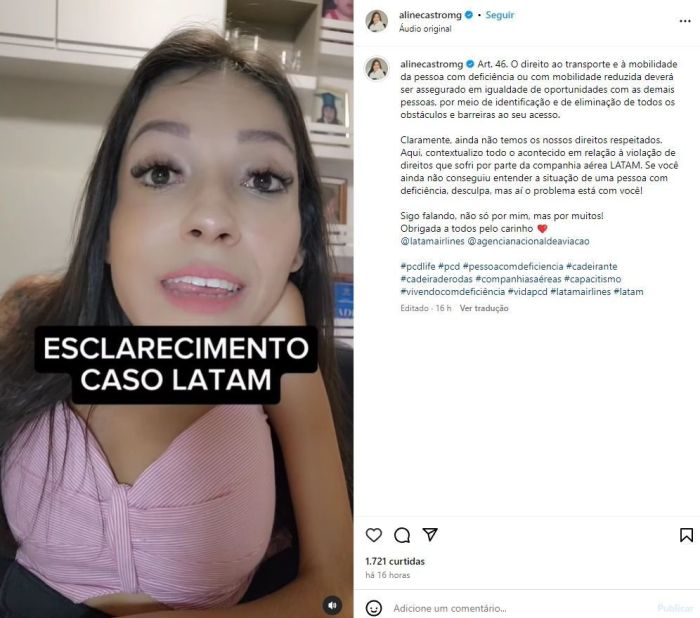 A mineira contou que entrou no avião e tentou dialogar com o comissário, que todo o tempo foi grosseiro, onde o descaso começou. A mineira contou que entrou no avião e tentou dialogar com o comissário, que todo o tempo foi grosseiro, onde o descaso começou.