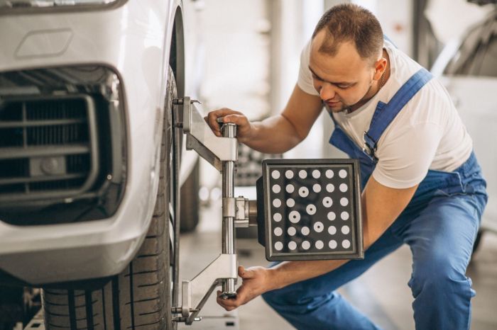 Alinhamento do carro