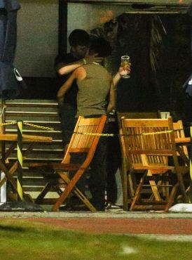 Participantes do Dança dos Famosos curtem madrugada no Rio