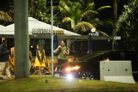 Participantes do Dança dos Famosos curtem madrugada no Rio