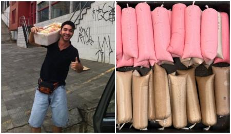Danilo vendia queijo pelas ruas de BH e no litoral do Espírito Santo • Arquivo pessoal