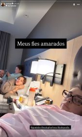 Preta publicou fotos e vídeos com Gominho, Duh, Jude e Malu
