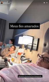 Preta publicou fotos e vídeos com Gominho, Duh, Jude e Malu