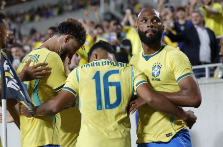 Kaiki Bruno em campo pela Seleção Brasileira