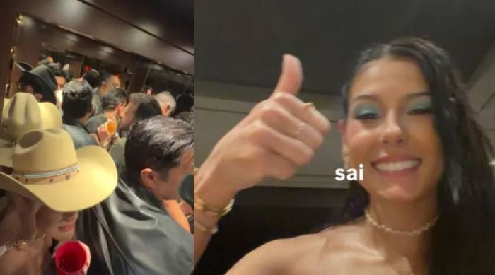 Ana Castela ficou presa no elevador com um grupo de amigos 