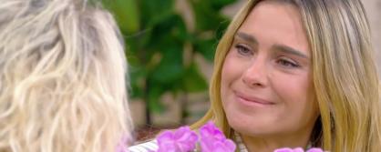 Ana Maria Braga e Carolina Dieckmmann se emocionaram no 'Mais Você'
