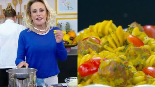 Ana Maria Braga ensina macarrão cremoso de panela de pressão