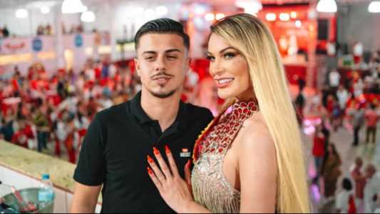 Andressa Urach com o marido