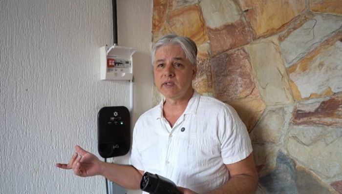 Antônio Casarin, motorista de aplicativo