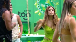 Beatriz Reis conduz dinâmica no BBB 25