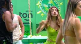 Beatriz Reis conduz dinâmica no BBB 25