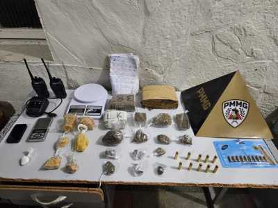 Crack, Haxixe e cocaína estão entre os entorpecentes apreendidos