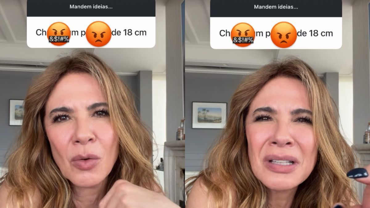 Luciana Gimenez reage após seguidor enviar mensagens de teor sexual