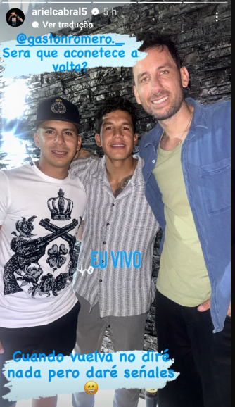 Ariel Cabral fez mistério sobre o futuro de Lucas Romero