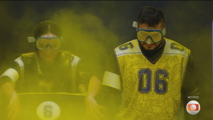 Arleane e Marcelo ficaram em último e receberam consequência 