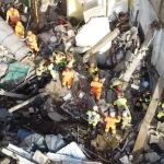 Vídeo mostra trabalho dos bombeiros em asilo que desabou e soterrou idosos em BH
