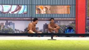 Vinícius e Guilherme cumprem punição no BBB 25