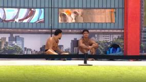 Vinícius e Guilherme cumprem punição no BBB 25